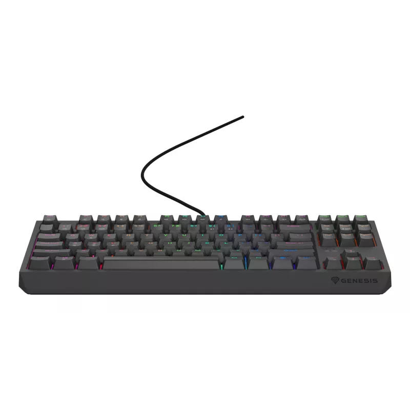 GENESIS Thor 230 TKL Lite klaviatuur Mängimine USB QWERTY Inglise Must