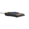 GENESIS THOR 230 TKL klaviatuur Mängu USB + RF Juhtmevaba + Bluetooth QWERTY Must, Sinine, Hall, Oranž