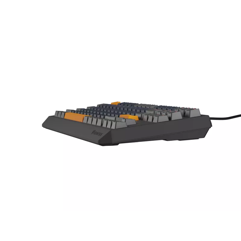 GENESIS THOR 230 TKL klaviatuur Mängu USB + RF Juhtmevaba + Bluetooth QWERTY Must, Sinine, Hall, Oranž
