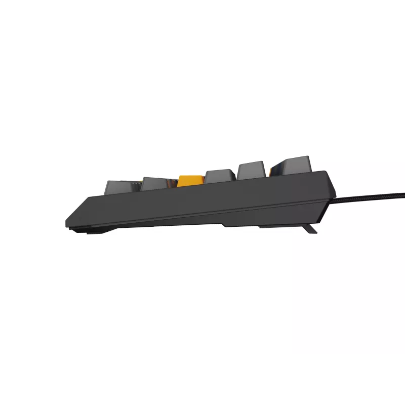 GENESIS THOR 230 TKL klaviatuur Mängu USB + RF Juhtmevaba + Bluetooth QWERTY Must, Sinine, Hall, Oranž