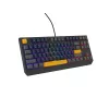 GENESIS THOR 230 TKL klaviatuur Mängu USB + RF Juhtmevaba + Bluetooth QWERTY Must, Sinine, Hall, Oranž