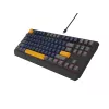 GENESIS THOR 230 TKL klaviatuur Mängu USB + RF Juhtmevaba + Bluetooth QWERTY Must, Sinine, Hall, Oranž