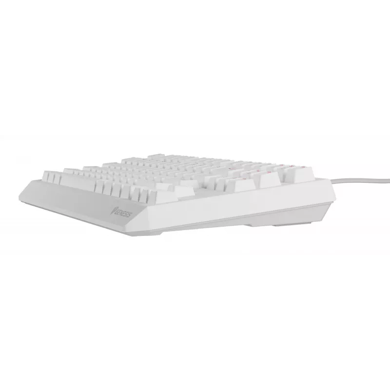 Mänguklaviatuur ilma numbriplokita GENESIS Thor 230 TKL — USB, RF traadita, Bluetooth, QWERTY, Valge