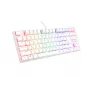 GENESIS Thor 303 TKL klaviatuur mängimiseks USB QWERTY US International Valge