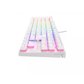 GENESIS Thor 303 TKL klaviatuur mängimiseks USB QWERTY US International Valge