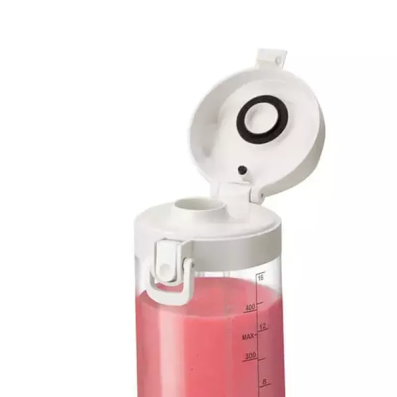 Sport blender NUTRIBULLET Portable 0,475 L valge Tritani kausi ja roostevabast terasest teradega, akutoitel