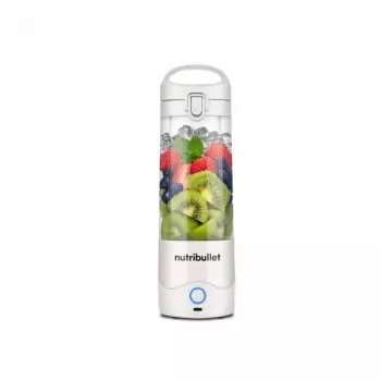 Sport blender NUTRIBULLET Portable 0,475 L valge Tritani kausi ja roostevabast terasest teradega, akutoitel