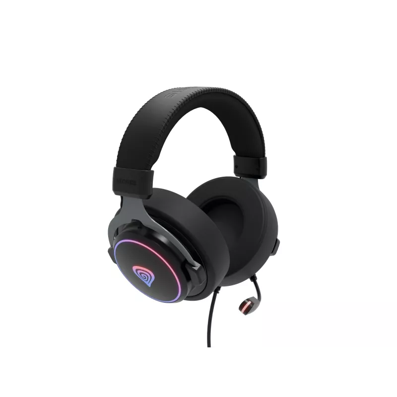 GENESIS Neon 764 Kõrvaklapid Juhtmega Peapael Mängimiseks USB Type-A Must