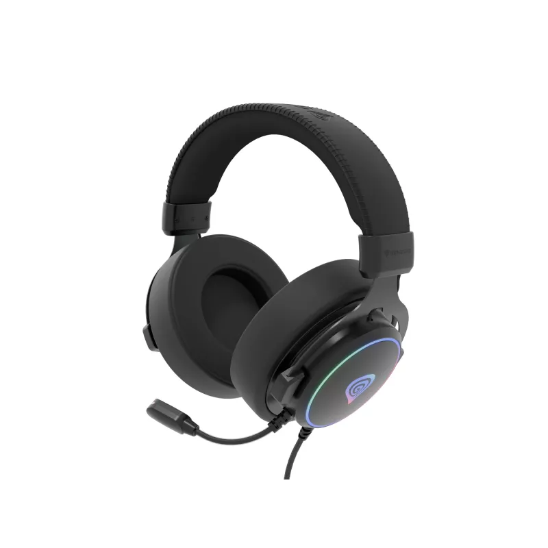 GENESIS Neon 764 Kõrvaklapid Juhtmega Peapael Mängimiseks USB Type-A Must
