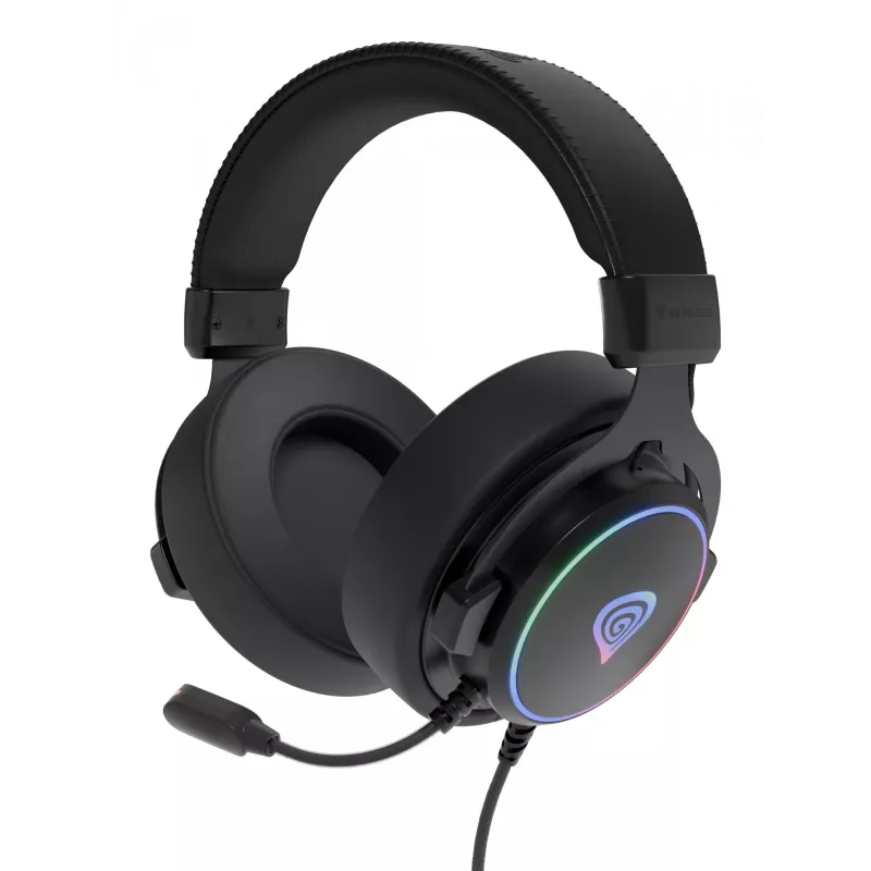 GENESIS Neon 764 Kõrvaklapid Juhtmega Peapael Mängimiseks USB Type-A Must