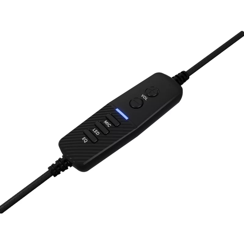 GENESIS Neon 764 Kõrvaklapid Juhtmega Peapael Mängimiseks USB Type-A Must
