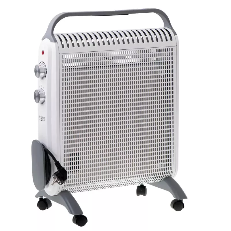 Konvektor elektriline ruumisoojendaja Adler AD 7750, 2000 W, 2 võimsustaset, IP24, valge