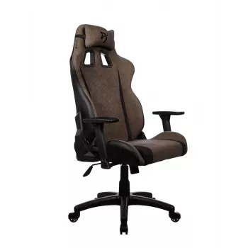 Mängutool Arozzi Avanti SoftFabric Brown — riidest polster, ergonoomiline disain, reguleeritav kõrgus ja kalle