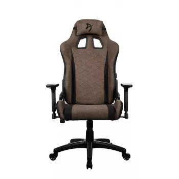 Mängutool Arozzi Avanti SoftFabric Brown — riidest polster, ergonoomiline disain, reguleeritav kõrgus ja kalle