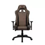 Mängutool Arozzi Avanti SoftFabric Brown — riidest polster, ergonoomiline disain, reguleeritav kõrgus ja kalle
