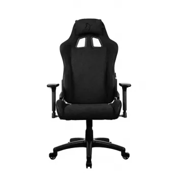 Mängutool arozzi Avanti SoftFabric Pure Must — ergonoomiline, kõrge seljaga, reguleeritavate käetugedega, kallutatav