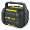 Tööplatsiraadio Muse M-968 BTY — Analoog-FM, 40 W RMS, Bluetooth 10 m, Tolmu-/Löögikindel, Must/Kollane