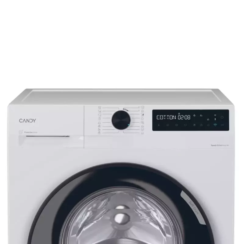 Eestlaaditav pesumasin CANDY BR 48B6-S — 8 kg, 1400 p/min, A energiaklass, 600×530×850 mm, valge
