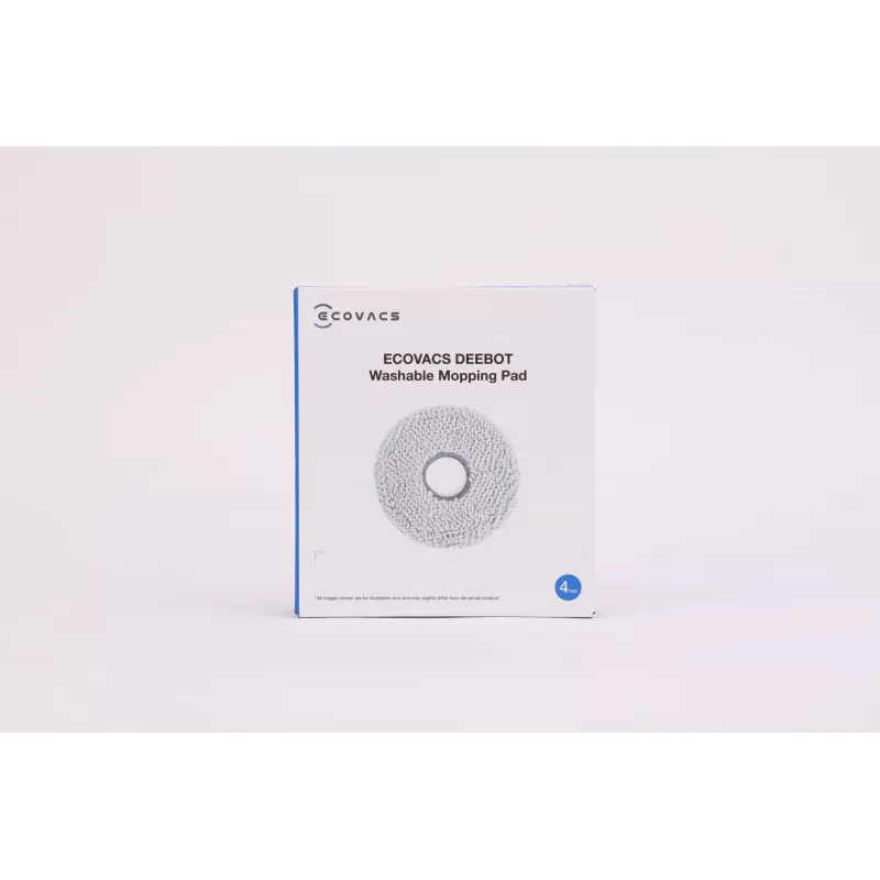Mopipadja komplekt Ecovacs robottolmuimejale DCC040047, pestav hall, 4 tk