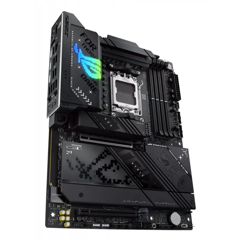 Emaplaat ASUS ROG STRIX X870-F GAMING WIFI — AMD X870, Socket AM5, ATX, DDR5, 4x DIMM, Wi‑Fi 7, BT 5.4