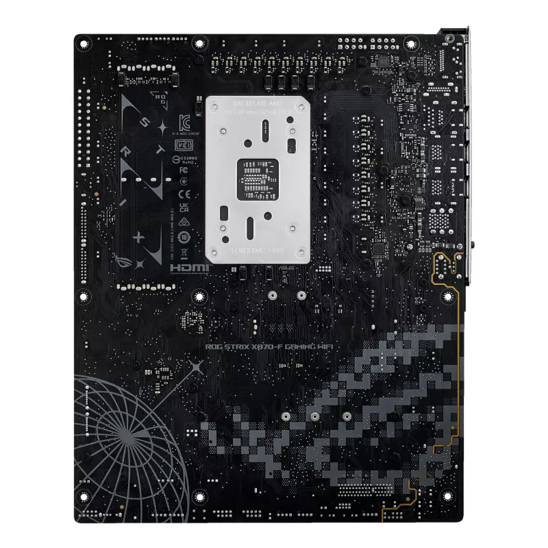 Emaplaat ASUS ROG STRIX X870-F GAMING WIFI — AMD X870, Socket AM5, ATX, DDR5, 4x DIMM, Wi‑Fi 7, BT 5.4