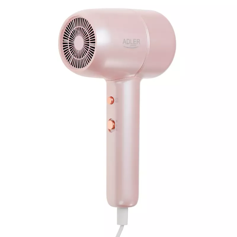 Föön Adler AD 2279p 1800 W, 2 kuumusastet, 2 kiirust, jahutusfunktsioon, koondusotsik, roosa