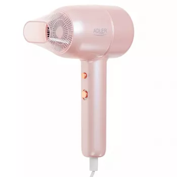 Föön Adler AD 2279p 1800 W, 2 kuumusastet, 2 kiirust, jahutusfunktsioon, koondusotsik, roosa