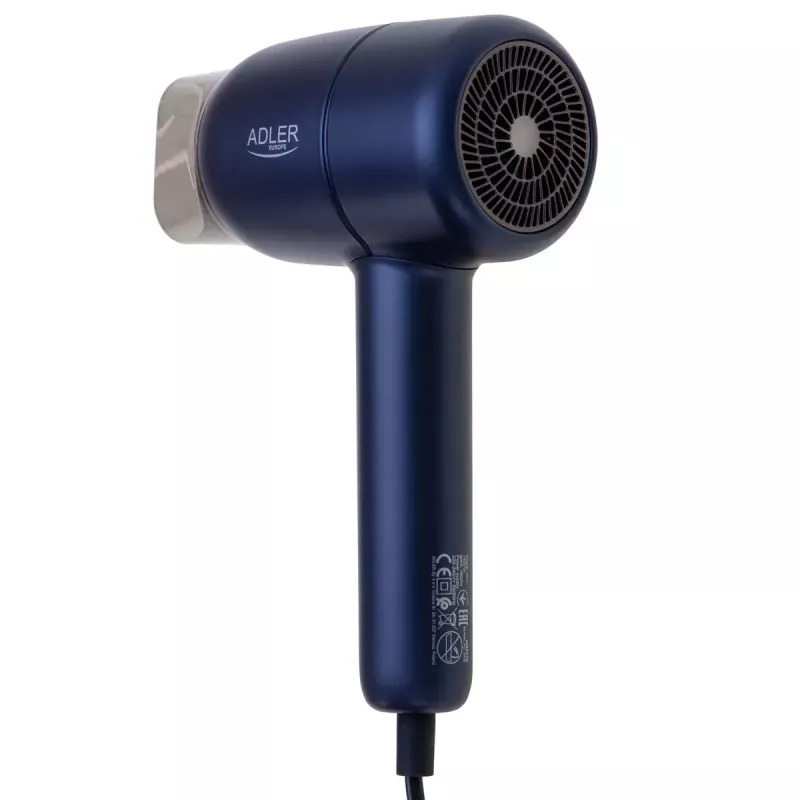 Föön Adler AD 2279b 1800W, 2 temperatuuriseadet, 2 kiirust, ioonfunktsioon, sinine