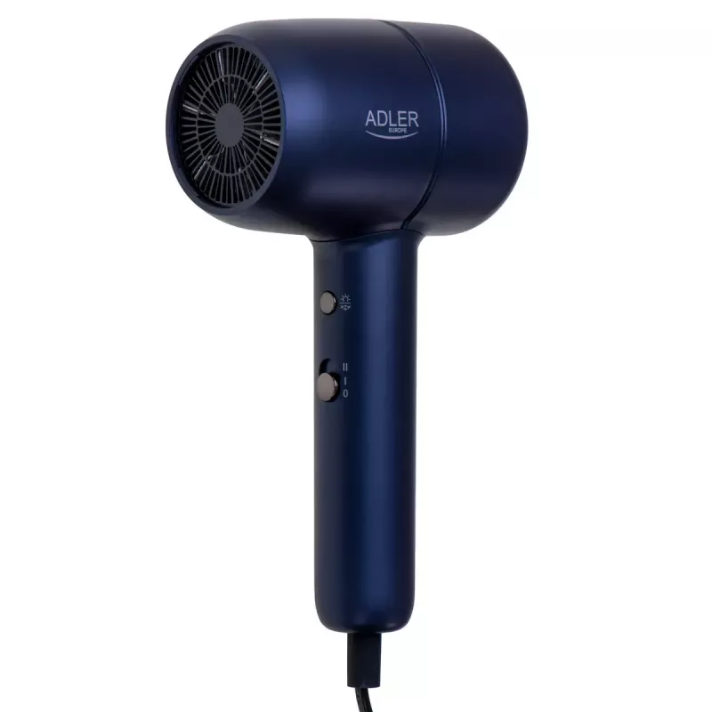 Föön Adler AD 2279b 1800W, 2 temperatuuriseadet, 2 kiirust, ioonfunktsioon, sinine