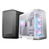Arvuti korpus MSI MAG PANO 100R PZ Midi Tower Valge — ATX, 380 mm GPU, 166 mm CPU jahuti, 8 laienduspesa, 3×2,5 tolli + 2×3,5 tolli, USB-A×2, USB-C×1