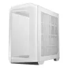 Arvuti korpus MSI MAG PANO 100R PZ Midi Tower Valge — ATX, 380 mm GPU, 166 mm CPU jahuti, 8 laienduspesa, 3×2,5 tolli + 2×3,5 tolli, USB-A×2, USB-C×1