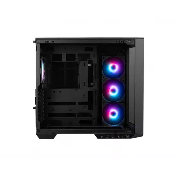 Arvuti korpus MSI MAG PANO 100R PZ Midi Tower must, karastatud klaas, toetab ATX/microATX, 482×290×519 mm