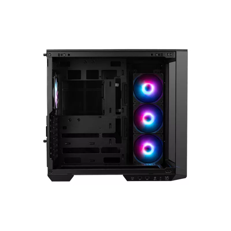 Arvuti korpus MSI MAG PANO 100R PZ Midi Tower must, karastatud klaas, toetab ATX/microATX, 482×290×519 mm