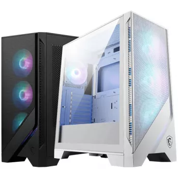 Arvuti korpus MSI MAG FORGE 320R AIRFLOW Micro Tower Valge
