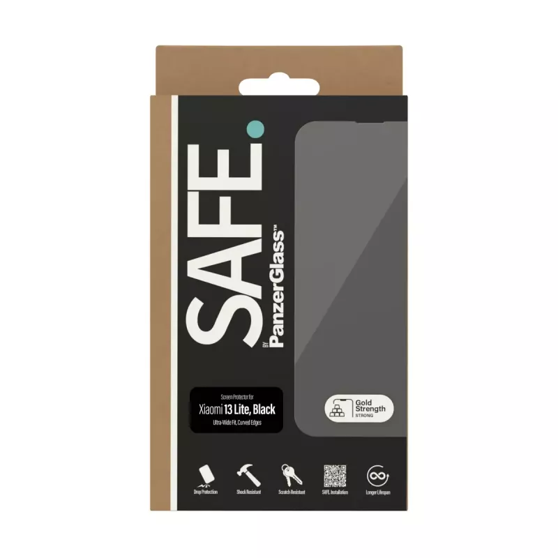 Ekraanikaitse PanzerGlass SAFE. by ® Xiaomi 13 Lite Ultra-Wide Fit kriimustus- ja löögikindel