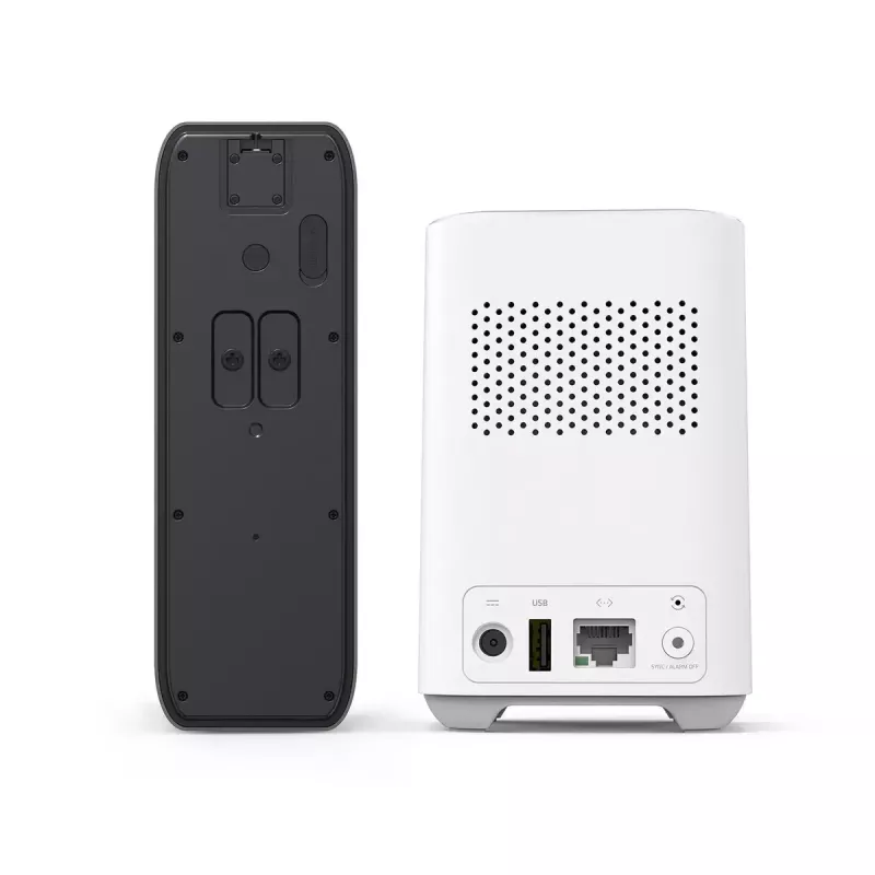 Eufy E8213 turvakaamera must valge kahekordne liikumistuvastus 16 GB