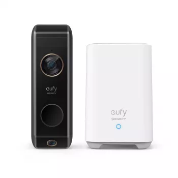 Eufy E8213 turvakaamera must valge kahekordne liikumistuvastus 16 GB