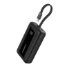 Anker Zolo 10000mAh kaasaskantav aku, 30W ülikiire laadimine, integreeritud USB-C kaabel, must