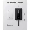Anker Zolo 10000mAh kaasaskantav aku, 30W ülikiire laadimine, integreeritud USB-C kaabel, must