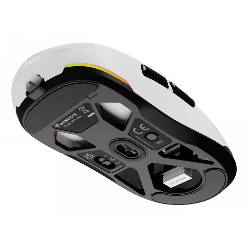 GENESIS Zircon 660 hiir Gaming Paremakäeline RF Traadita + Bluetooth + USB Type-A Optiline 12000 DPI