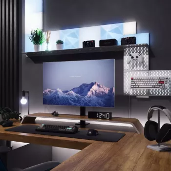 LED modulaarne Pegboard lisapaneel Nanoleaf N8100E00-1BP — üksik asendus- või laienduspaneel Nanoleaf Pegboard süsteemile