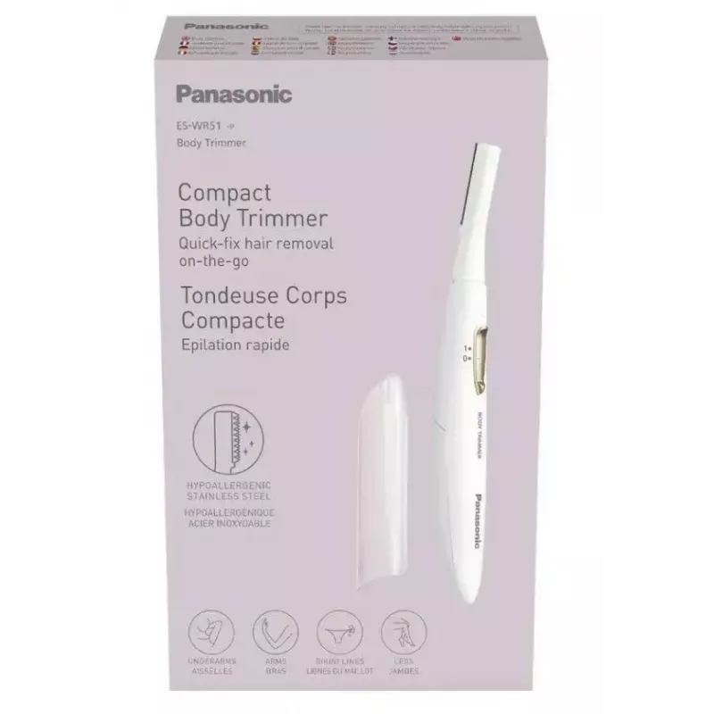 Panasonic Body Trimmer ES-WR51-P503 Juhtmeta Valge - laetav kehatrimmer