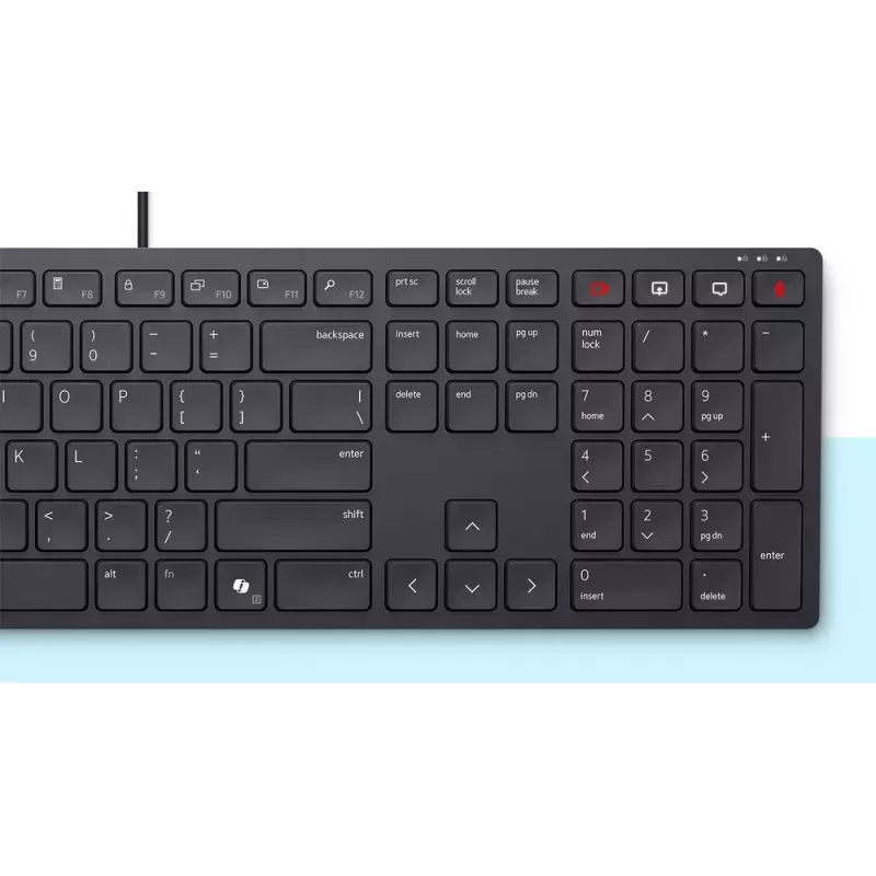 Klaviatuur DELL KB525C Office USB QWERTY US International Must
