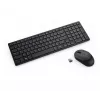 DELL KM555 Vaikne klaviatuur ja hiir komplektis Universaalne RF juhtmevaba + Bluetooth QWERTY US International Must