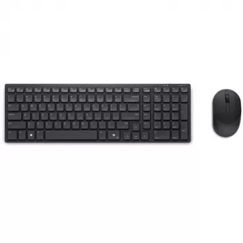 DELL Pro Compact Silent klaviatuur ja hiir - KM555 - ukraina (QWERTY)