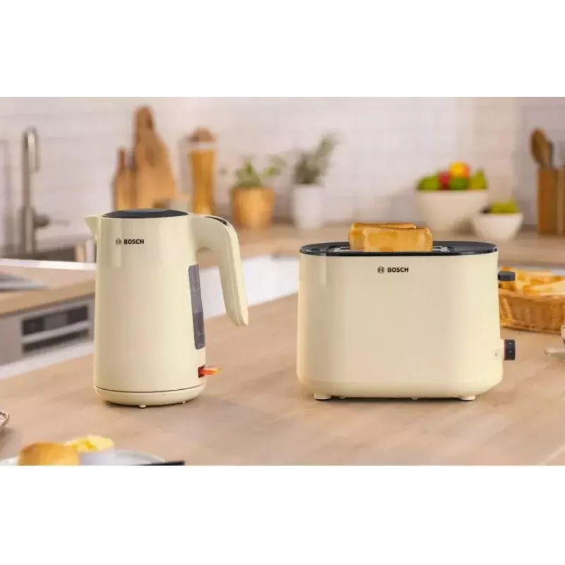 Elektriveekeetja Bosch TWK2M167 1,7 L 2400 W, juhtmeta 360° alusega, automaatne väljalülitus, kuivkeetmiskaitse
