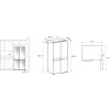 Whirlpool WQ9I FO2BX EF külg-külje kõrval külmik Eraldiseisev 592 L Must