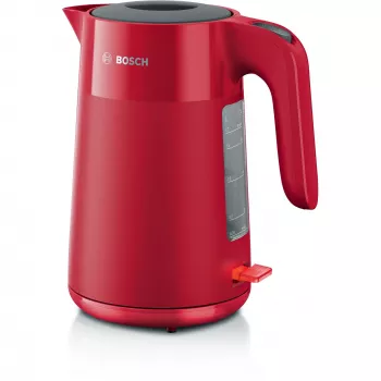 Bosch TWK2M164 elektriline veekeetja 1,7 L 2400 W Must, Hall, Punane