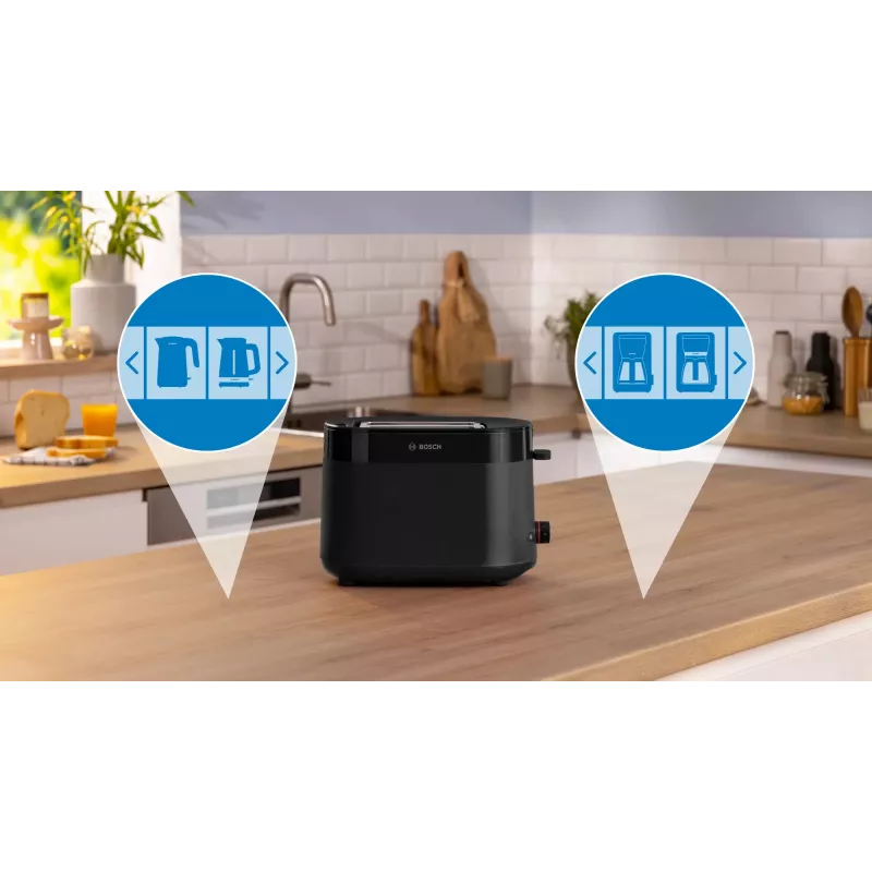 Bosch TAT2M123 röster 6 2 viilu 950 W Must