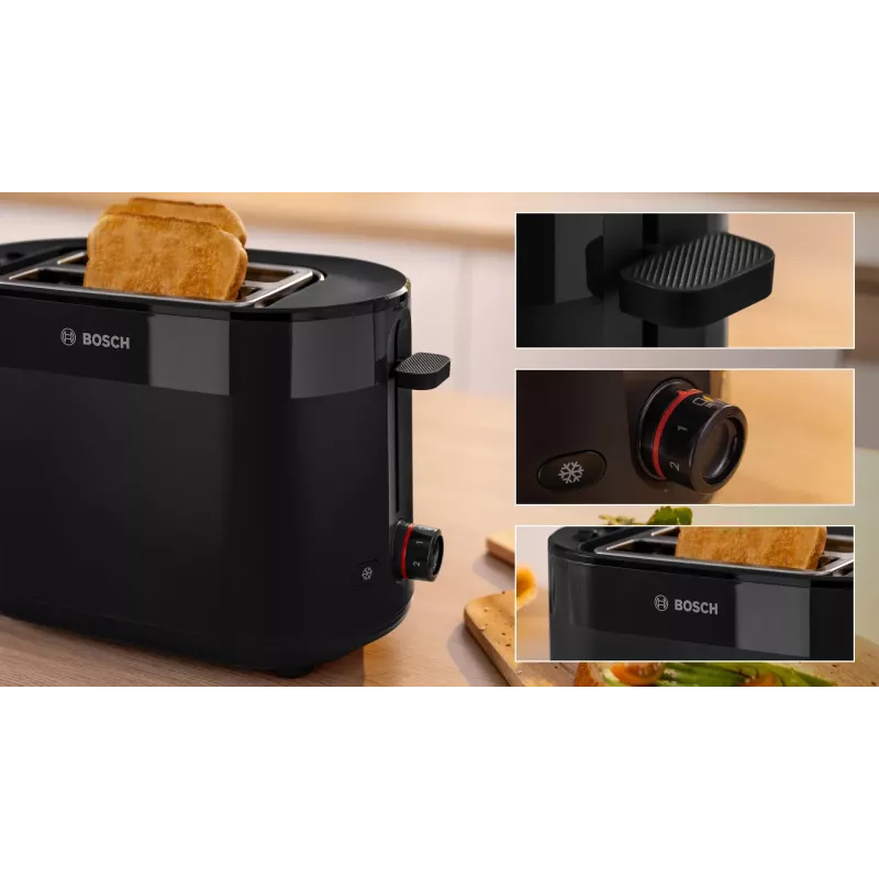 Bosch TAT2M123 röster 6 2 viilu 950 W Must
